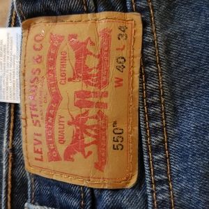 Men's Levi's 550 relaxed denim 40x34